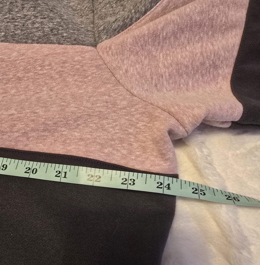 SONOMA Men's Hoodie. Gray/Pink. Size XL - Picture 3 of 5